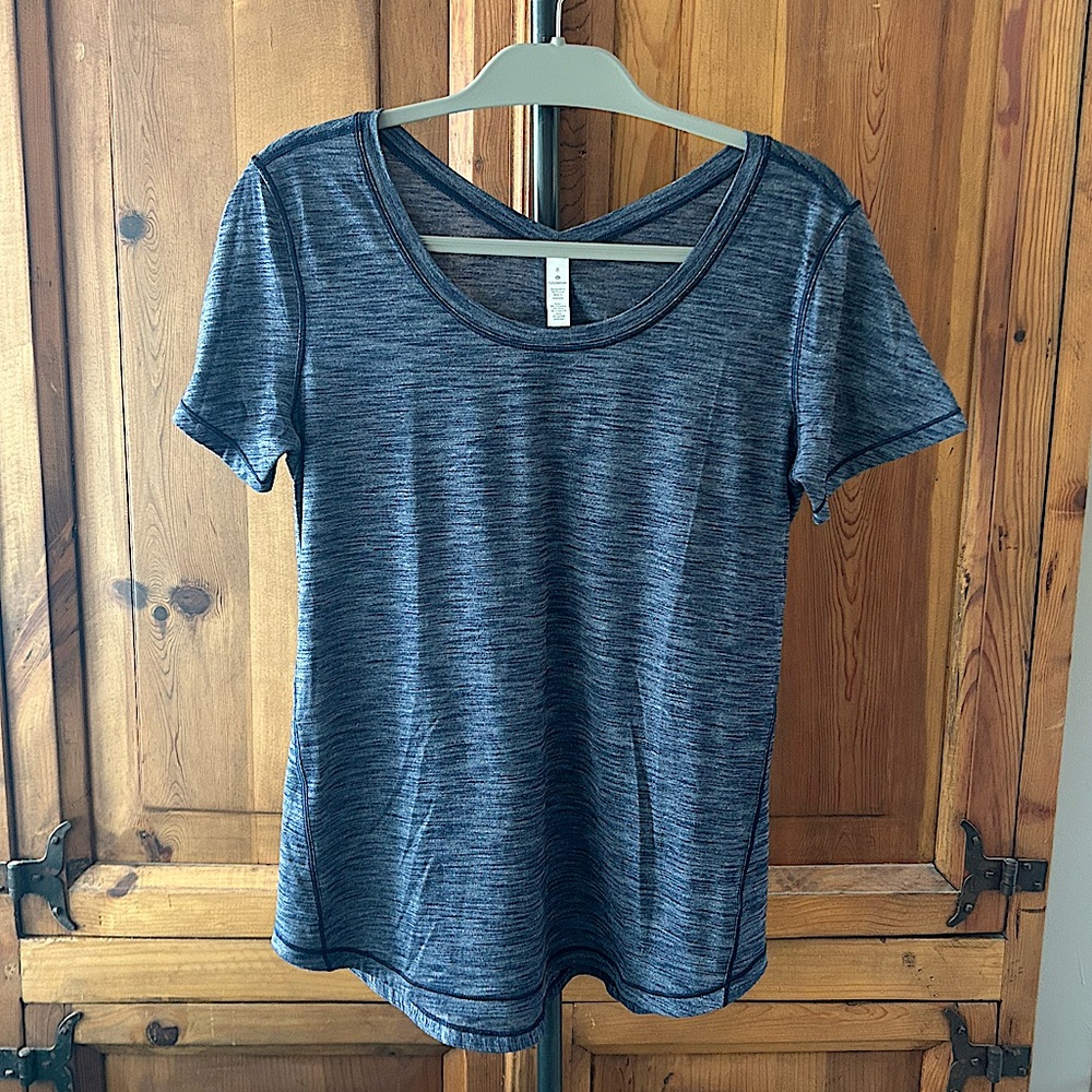 Lululemon Heathered Blue Top